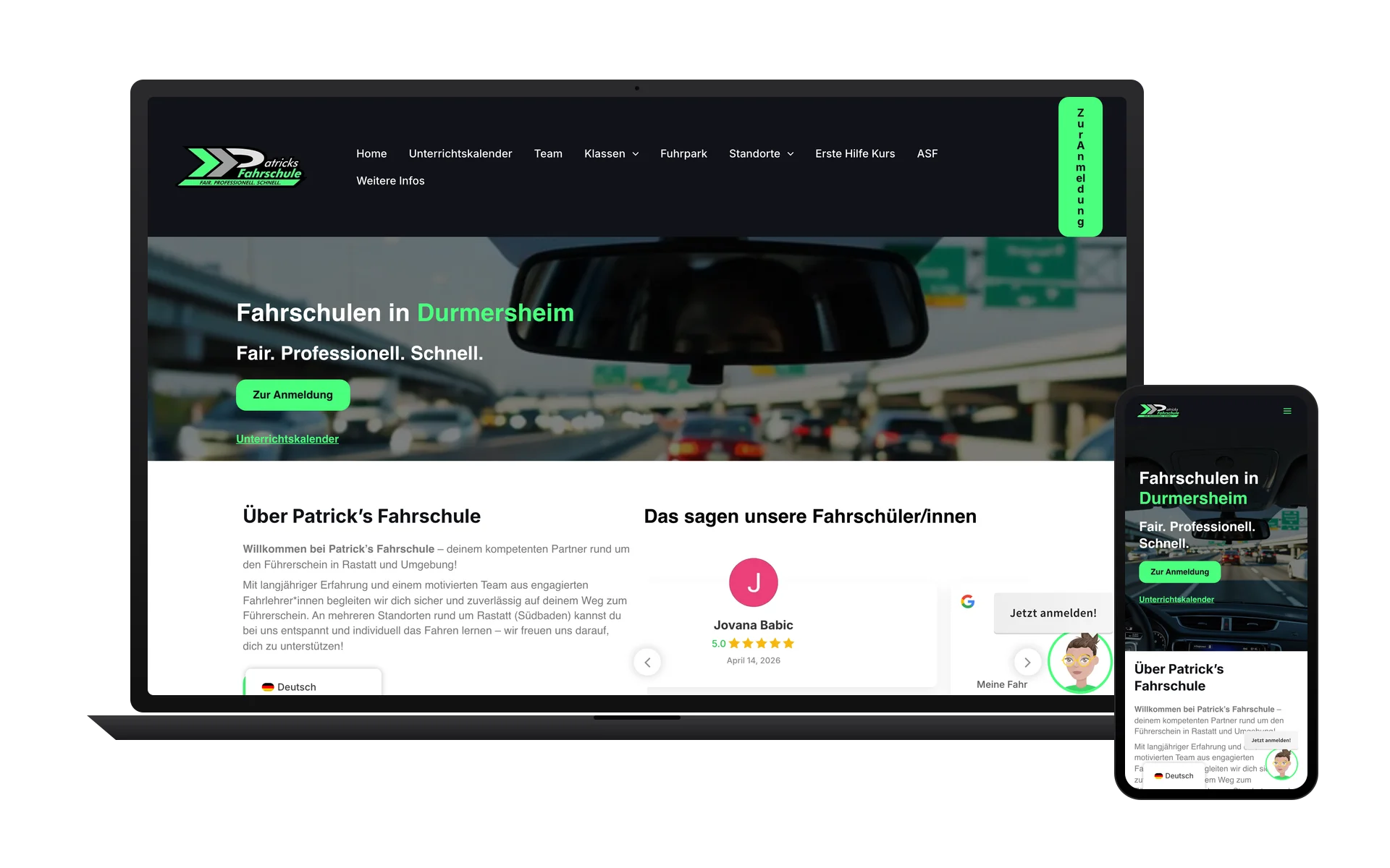 Patricks Fahrschule: Lokale Dominanz über mehrere Standorte