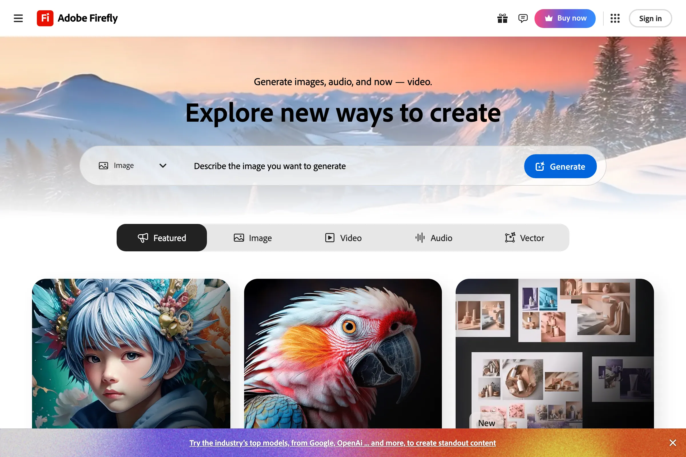 Adobe Firefly - Generative AI in Creative Cloud