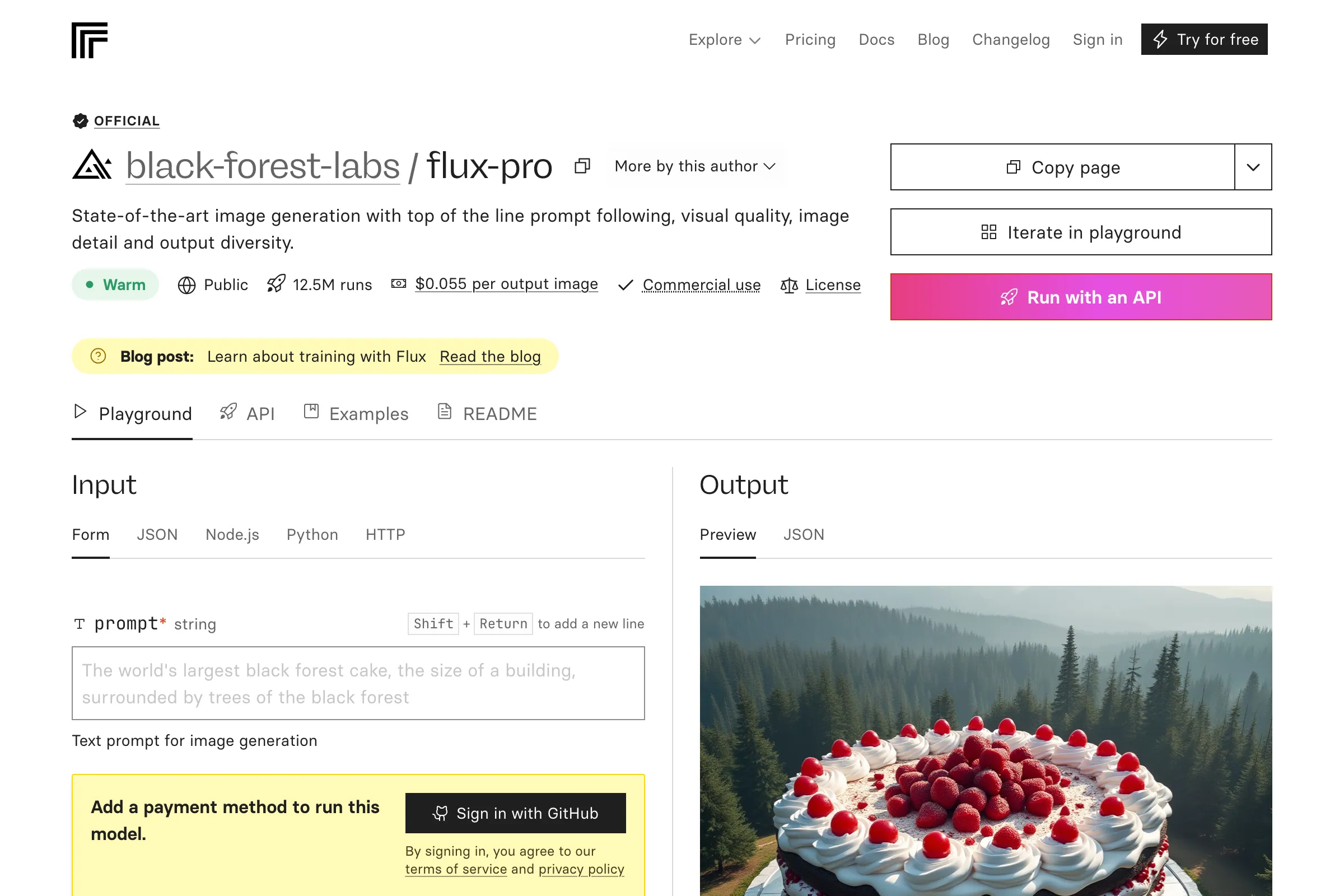 Flux Pro auf Replicate - High-Quality Image Generation