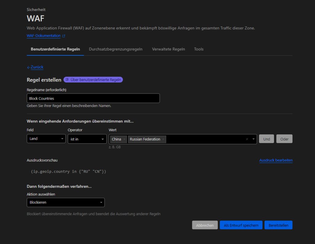 Countries block on Cloudflare