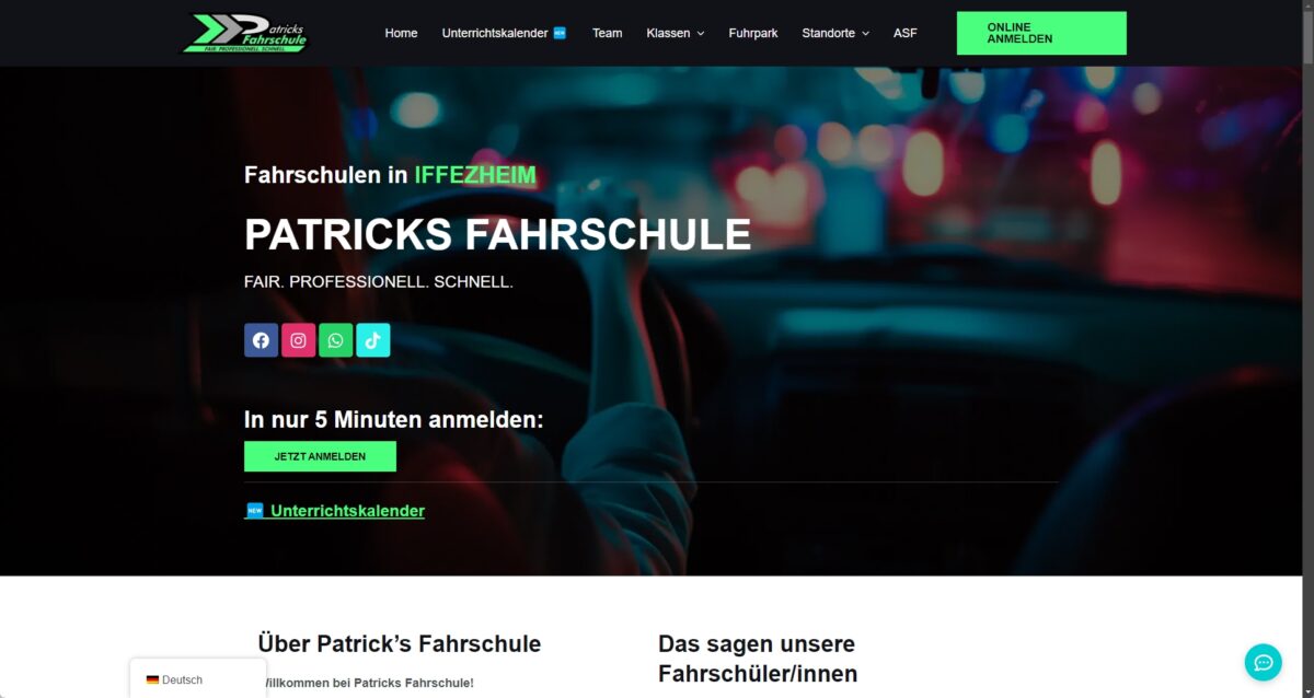 Patricks Fahrschule Vorschau